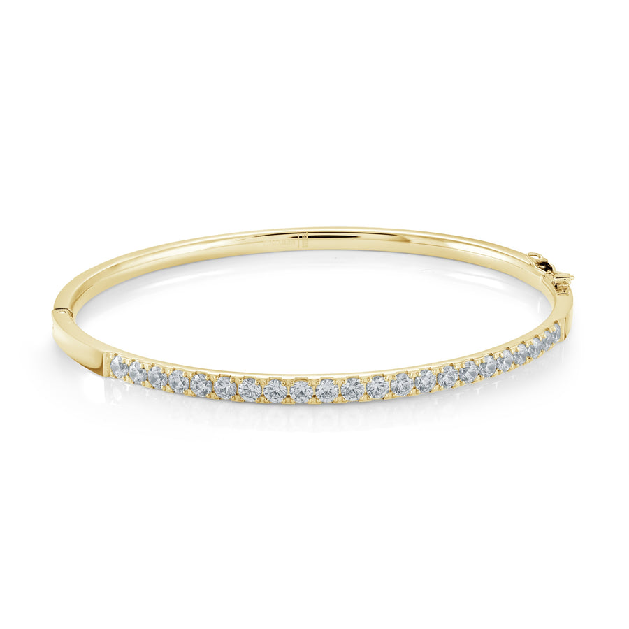 Stainless Steel Gold IP Cubic Zirconia 6.25