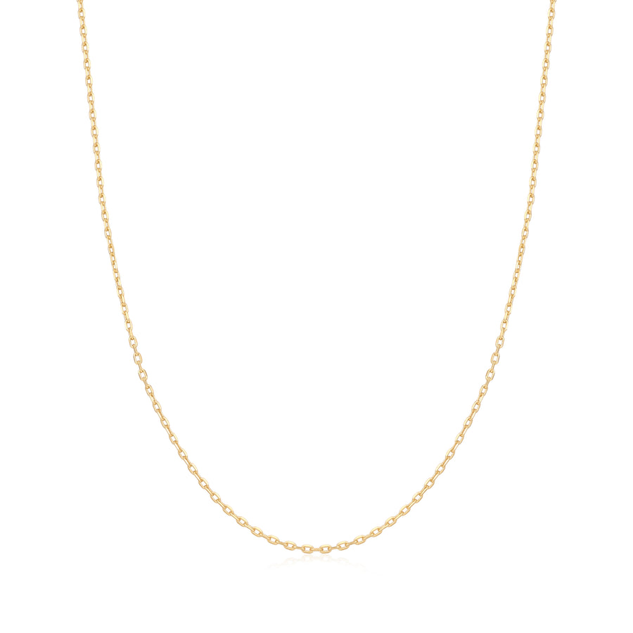 Sterling Silver Gold Plated Charm Chain
