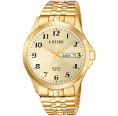 Citizen Quartz Yellow Stainless Steel Watch