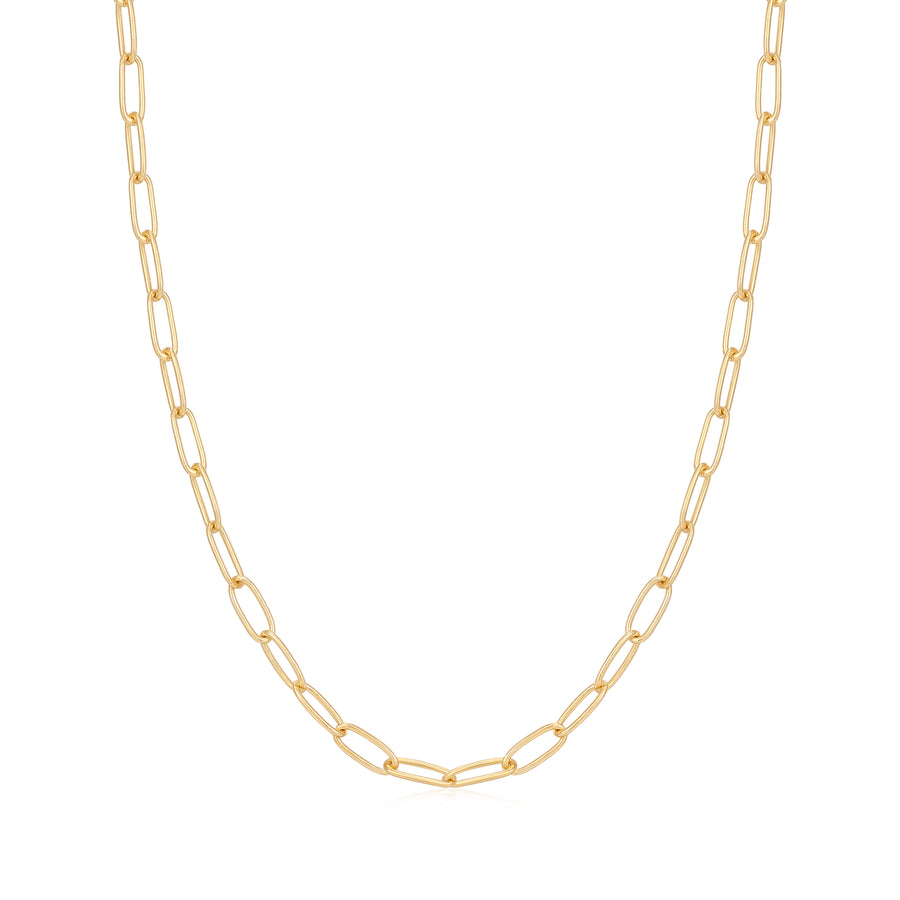 Sterling Silver Gold Plated Charm Chain