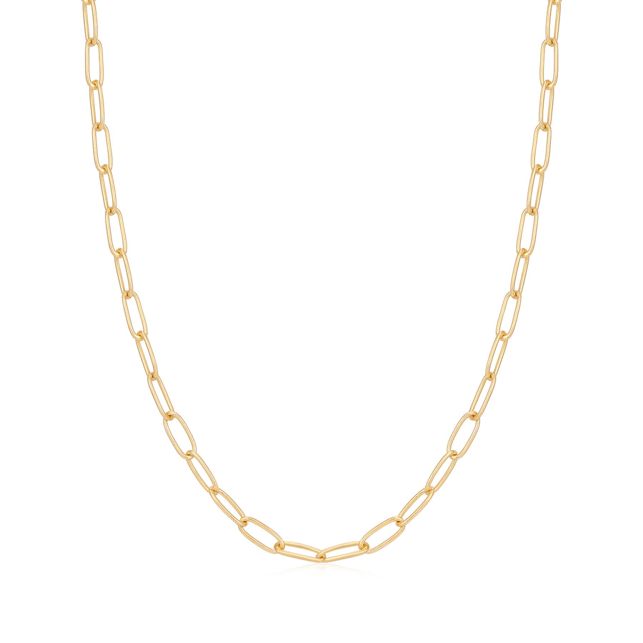 Sterling Silver Gold Plated Charm Chain