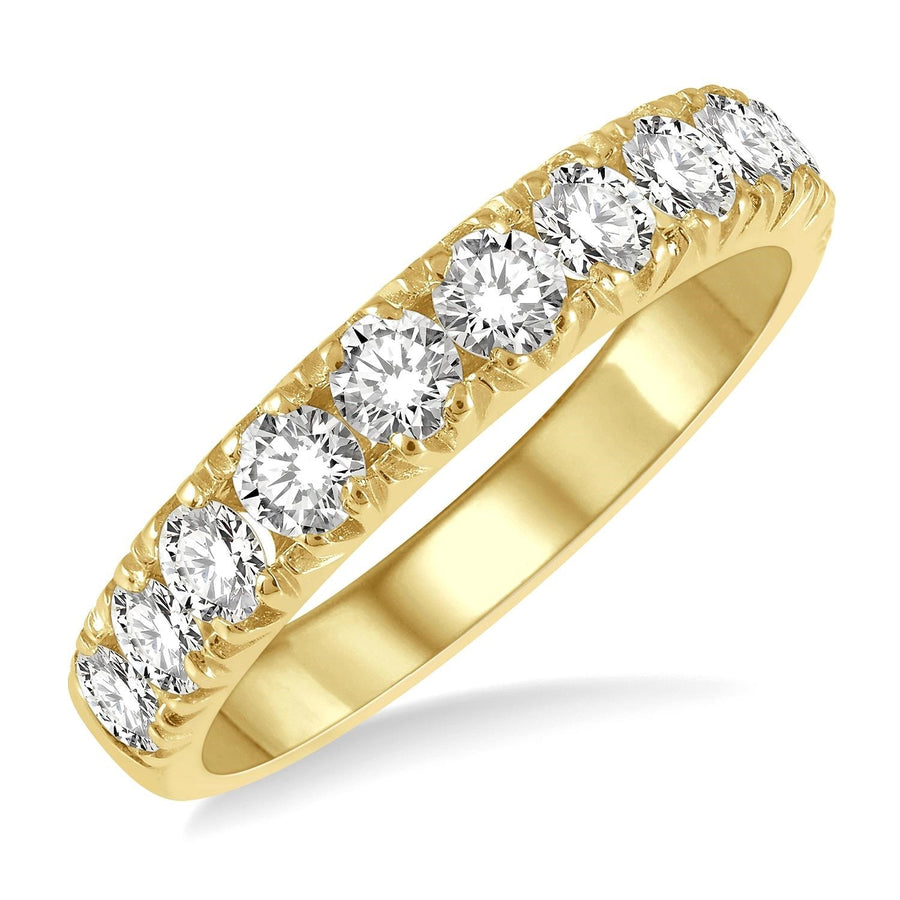 14K Yellow Gold 1.00ctw Diamond Anniversary Band