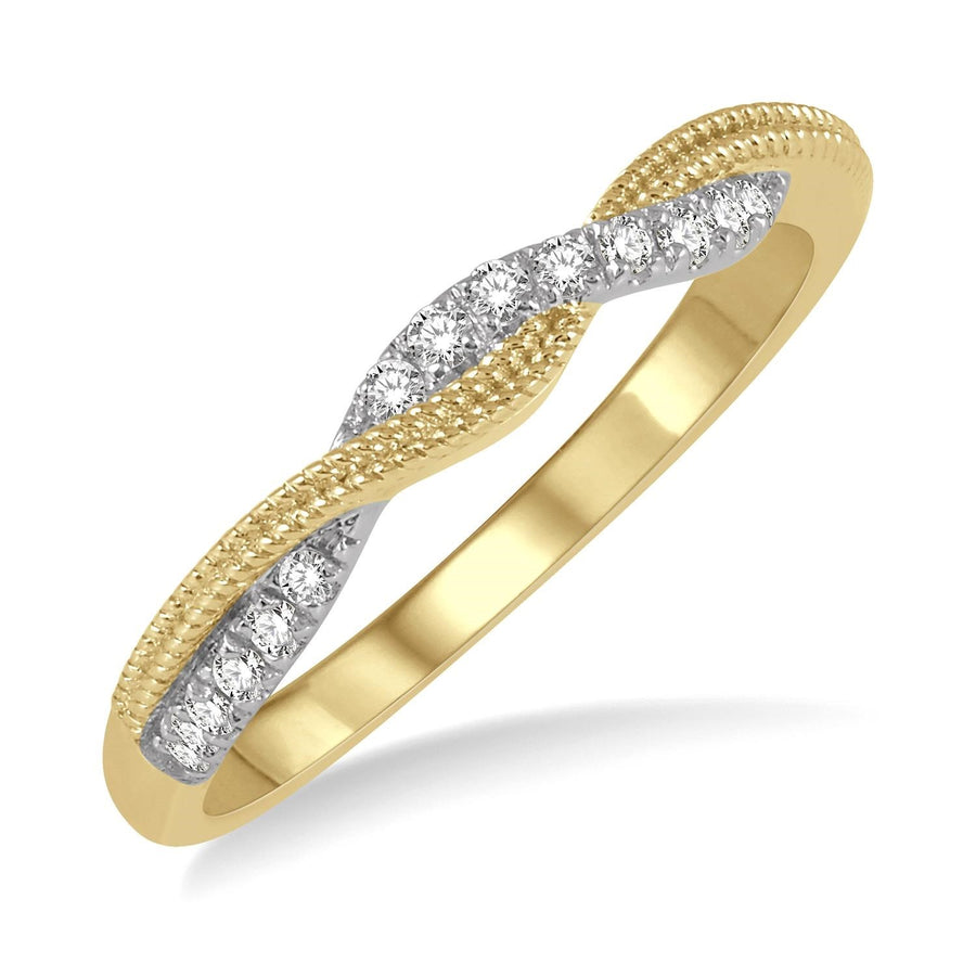 14K Yellow Gold Diamond Ring