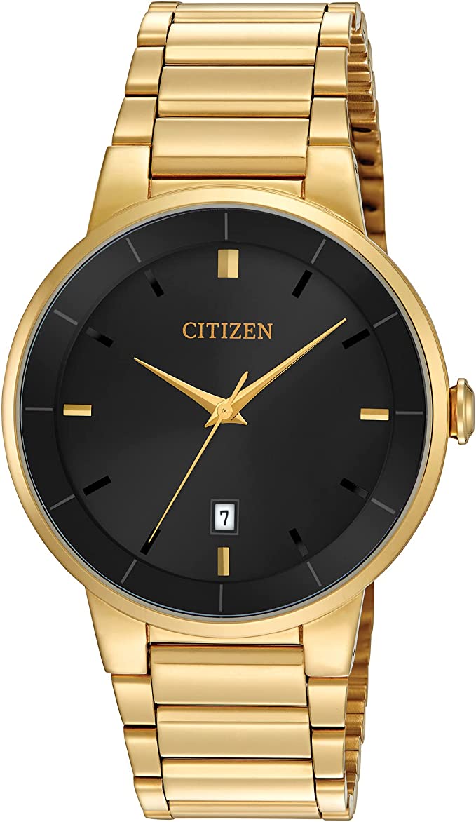 Ctizen Yellow Stainless Steel Quartz Watch