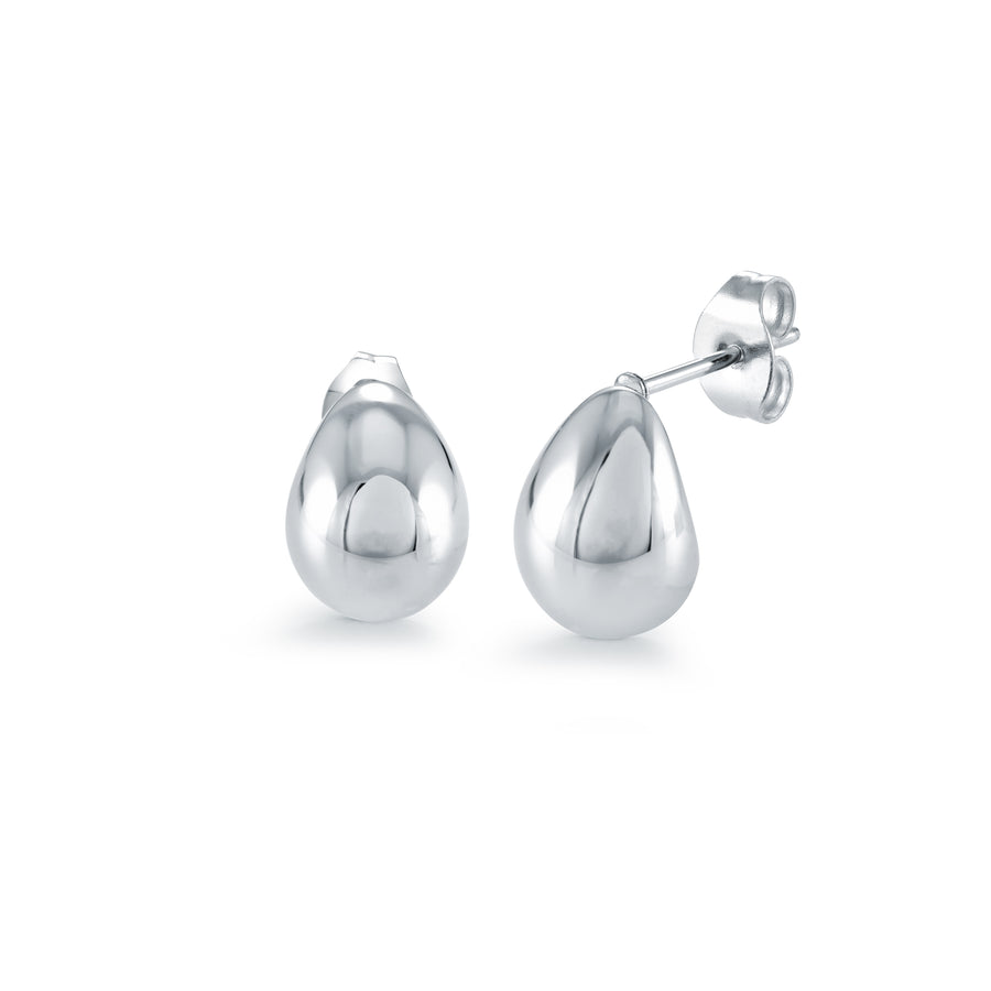 Stainless Steel Drop Stud Earrings