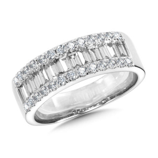14K White Gold 1.0ct Diamond Ring