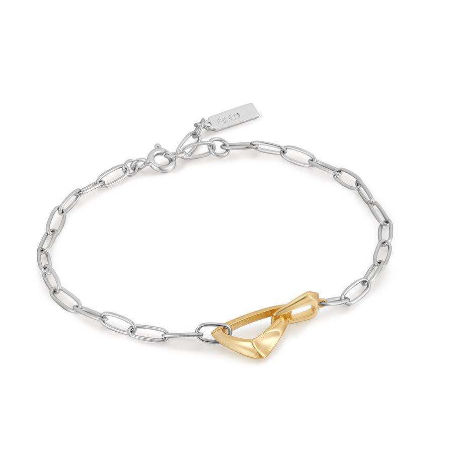 Sterling Silver Gold Plated Bracelet