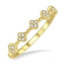 10K Yellow Gold 0.10ct. Diamond Ring