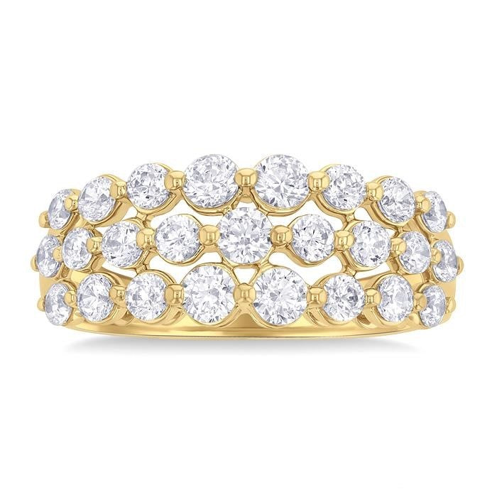 14K Yellow Gold 1.50ctw Diamond Ring