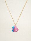 Holly Yashi Pink Heart Necklace