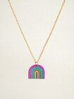 Holly Yashi Pink Rainbow Necklace