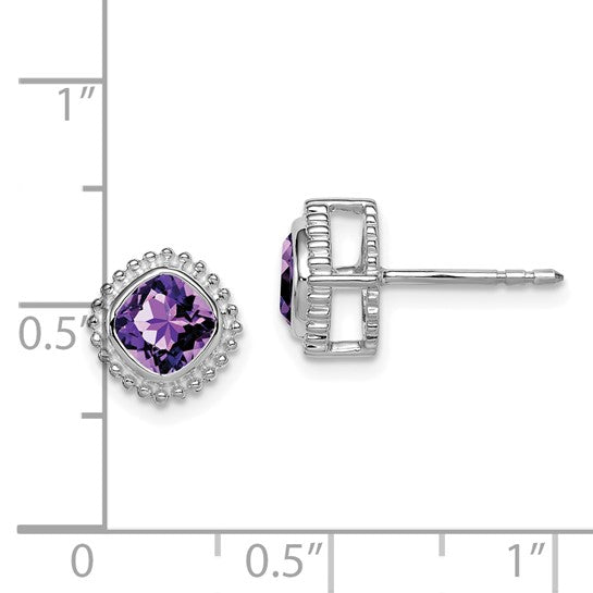 10k White Gold Amethyst Earnings