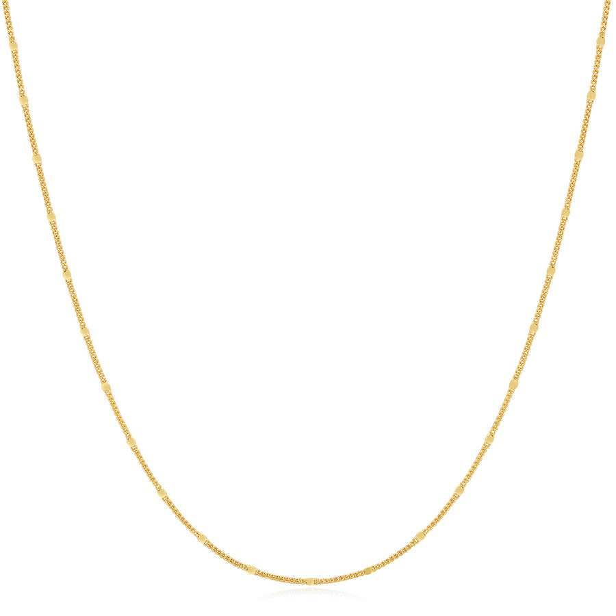 Gold Spheres Chain Necklace