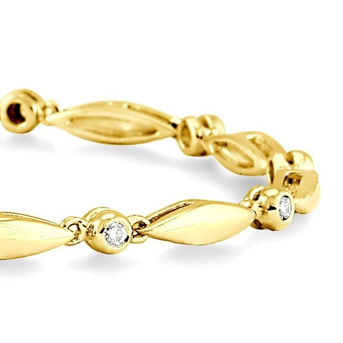 Yellow Gold 0.25ctw Diamond Bracelet