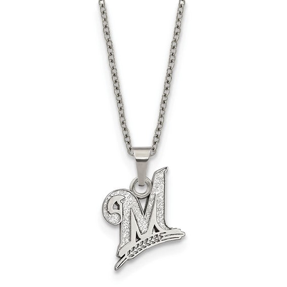 Stainless Steel Milwaukee Brewer Necklace