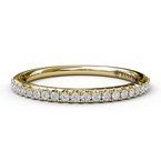 14K Yellow Gold Diamond Wedding Band 0.20ctw