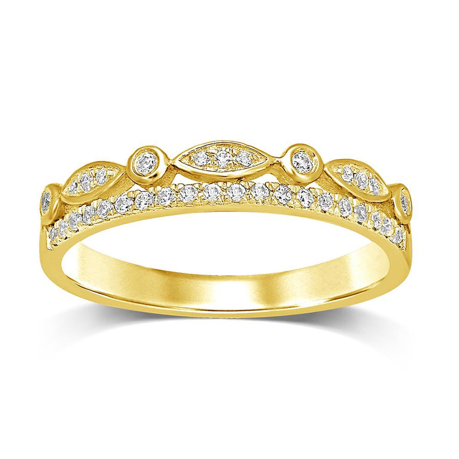 10K Yellow Gold Diamond Ring
