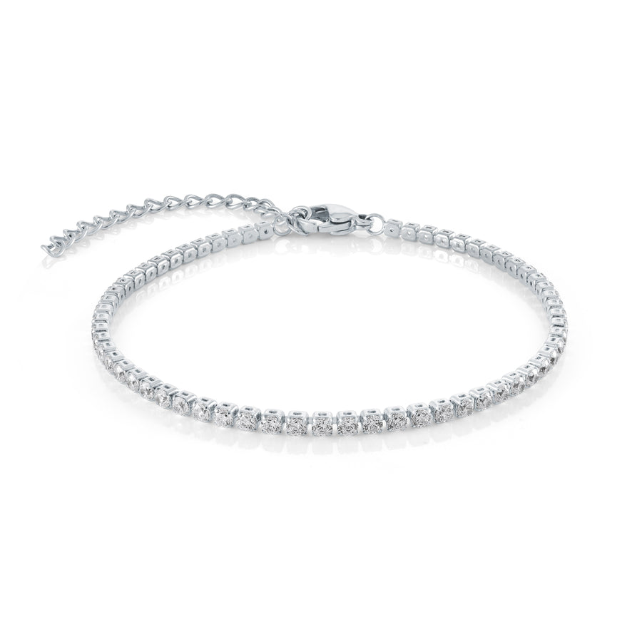 Stainless Steel Cubic Zirconia 7-8