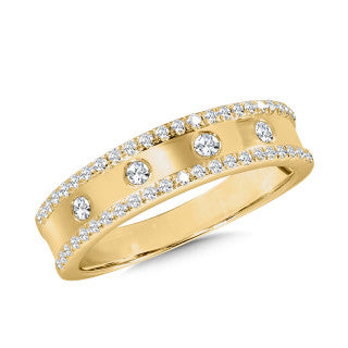 14K Yellow Gold 0.33ct Diamond Ring