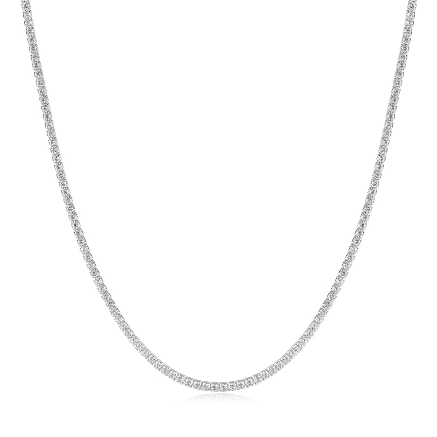 Silver Pav? Necklace