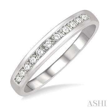 14K White Gold 0.25ct Channel