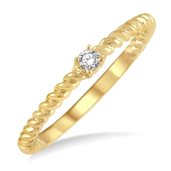 10K Yellow Gold Diamond Ring